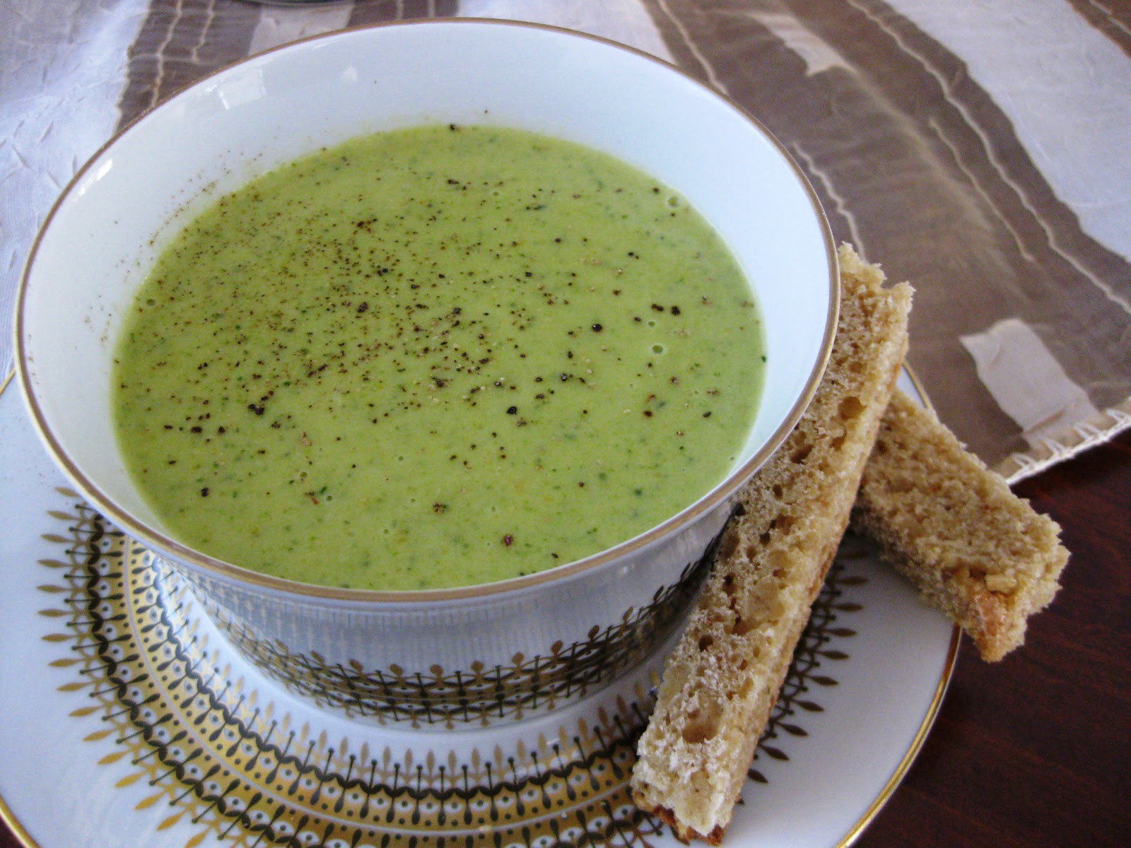 Рецепт супа из брокколи (суп-пюре постный)